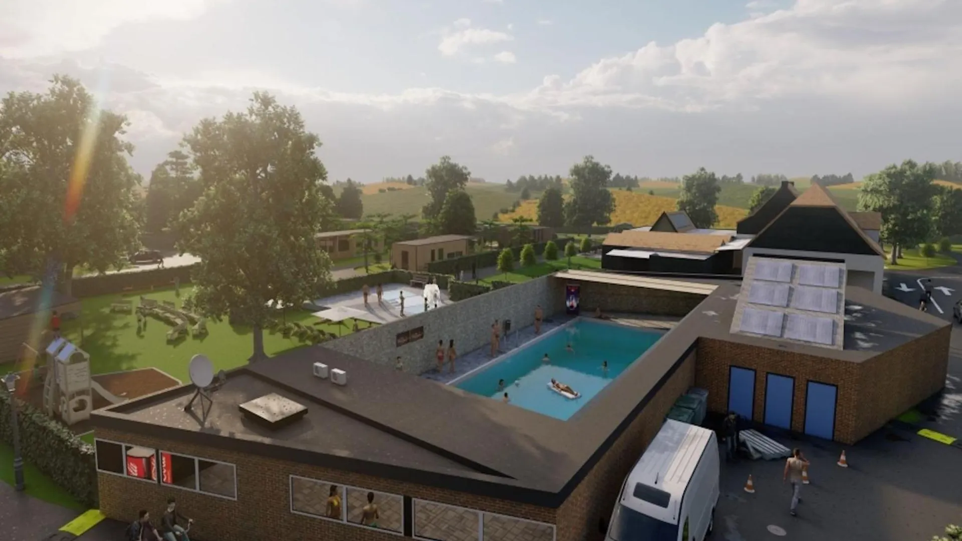 Nice Chalet With Terrace, 9 Km From Maastricht Berg en Terblijt